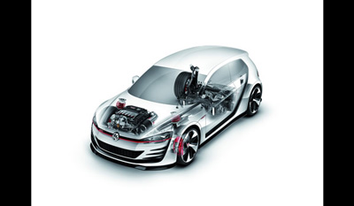 Volkswagen 503 hp Twin Turbo V6 4WD Design Vision GTI Concept 2013 2